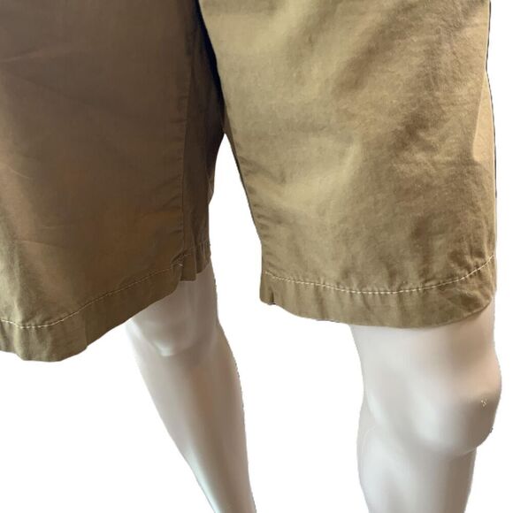 Old Navy Brown Button Closure Belt Loops Khaki Preppy Light Academia Shorts 14 - Picture 3 of 16